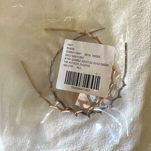 Kitsch Recycled Plastic Headbands in Cream and Tan